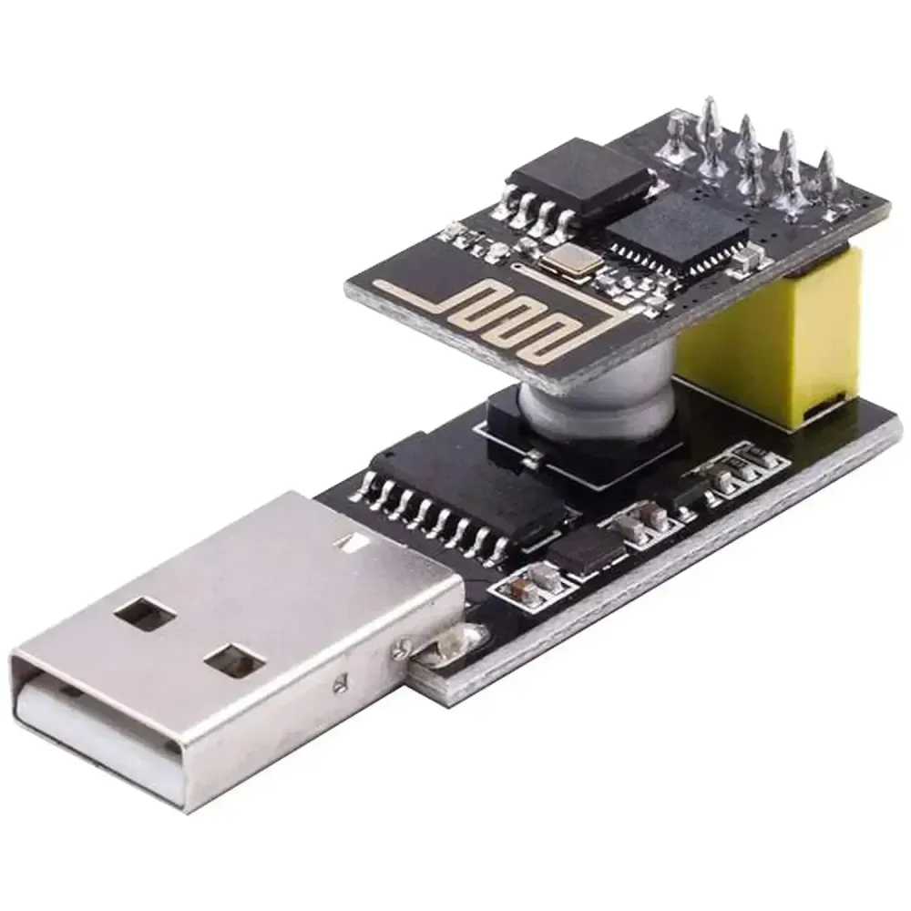 ESP8266 ESP-01S s USB adaptérem Wlan WiFi modul