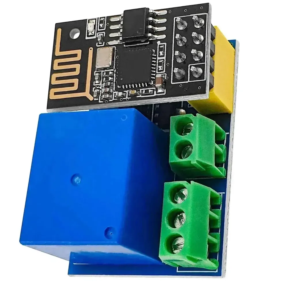 ESP8266-01S ESP-01S WiFi modul 5V s reléovým adaptérem