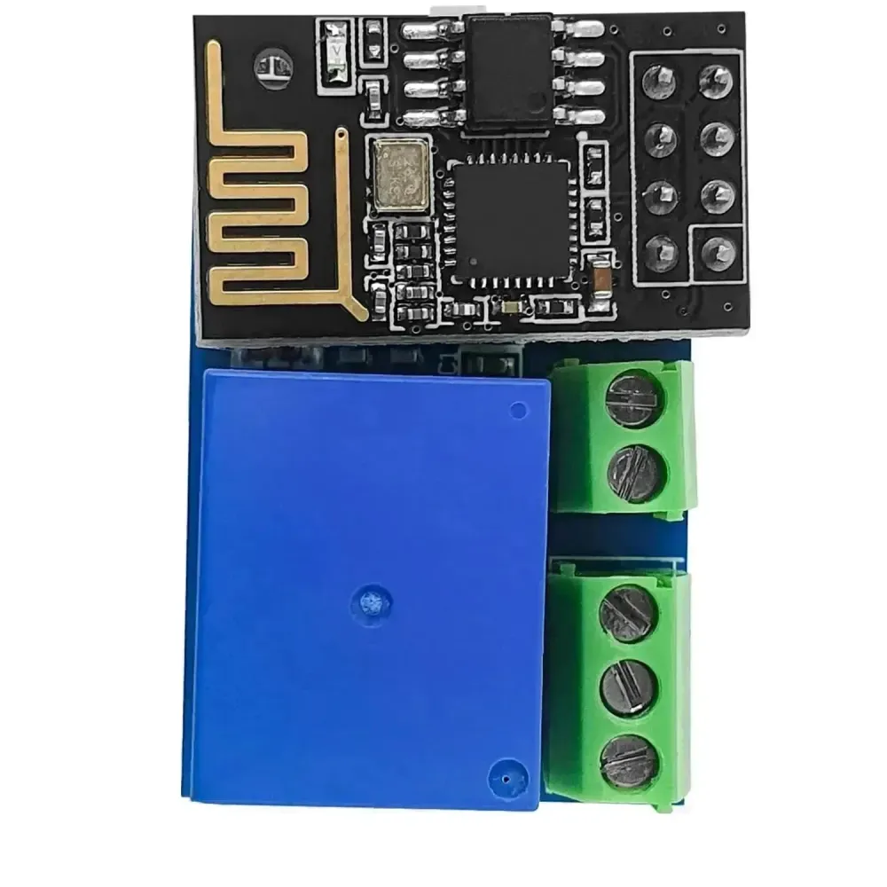ESP8266-01S ESP-01S WiFi modul 5V s reléovým adaptérem