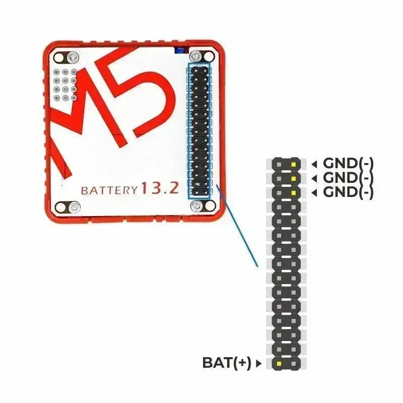 M5stack bateriový modul 13.2 (1500mAh)