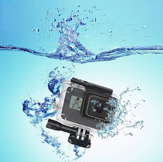 Lupholue GoPro Vodotěsné Průhledné Pouzdro do 50 m - Červený Filtr Potápěčské Pouzdro pro Podvodní Natáčení