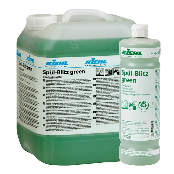 Kiehl splitsen flash groene hand vaatwassmateriaal (OSHA Compliant)