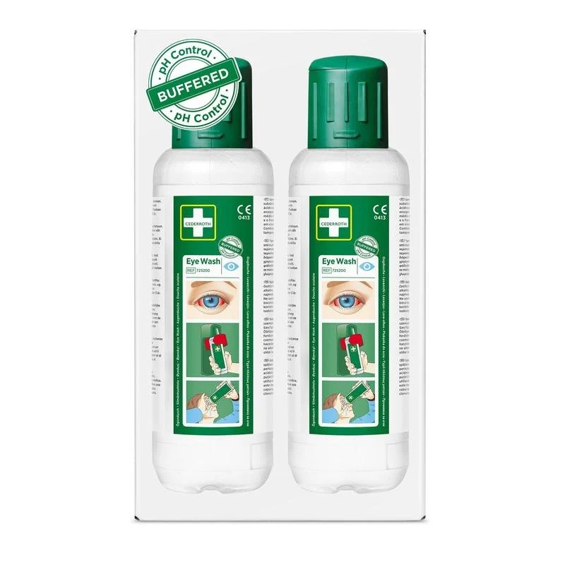 Průmyslový stupeň Cederroth Eye Rinse 2 x 500 ml, 2-pak | Paczka (2 sztuki)