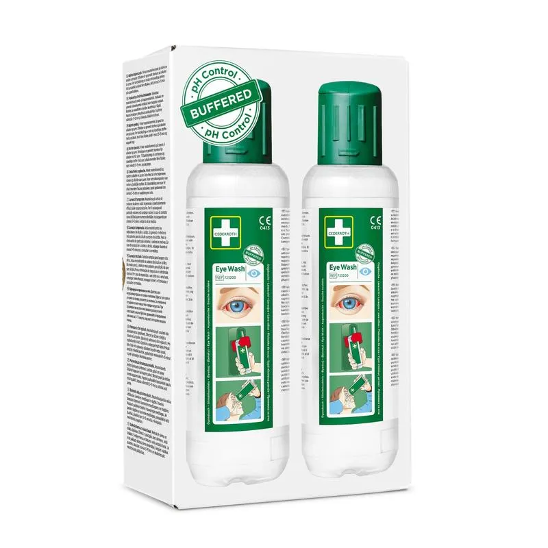 Průmyslový stupeň Cederroth Eye Rinse 2 x 500 ml, 2-pak | Paczka (2 sztuki)