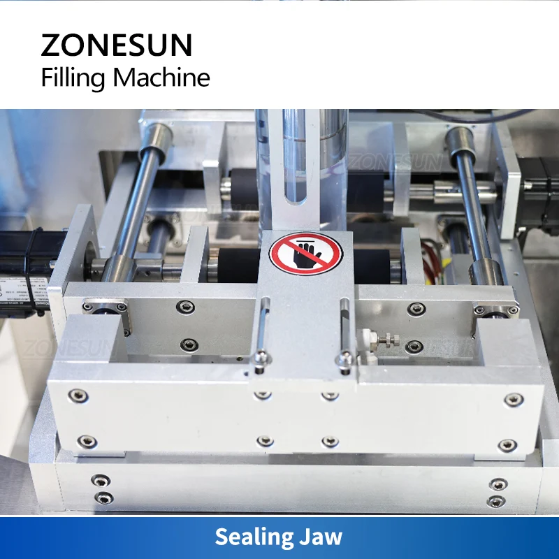 ZONESUN ZS-420GSY Liquid & Paste Filling Sealing Machine | Custom Tank & Film