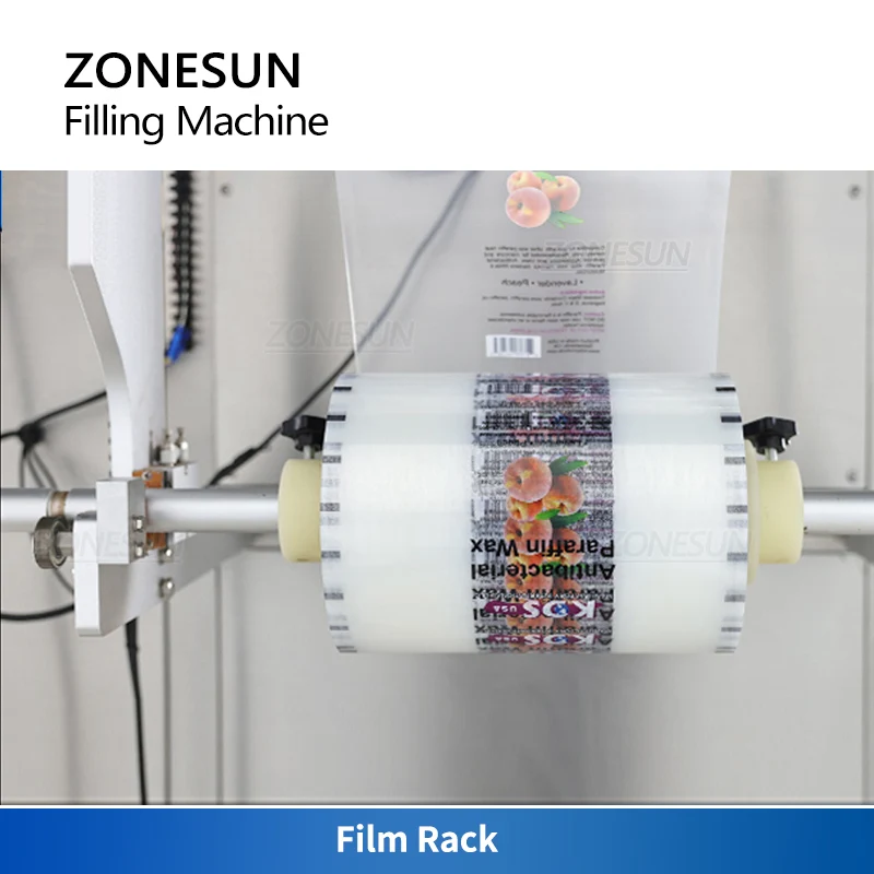 ZONESUN ZS-420GSY Liquid & Paste Filling Sealing Machine | Custom Tank & Film