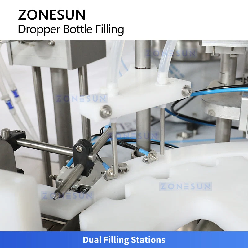 ZONESUN ZS-AFC27YT Automatic Liquid Dropper Bottle Essential Oil Filling Capping Machine