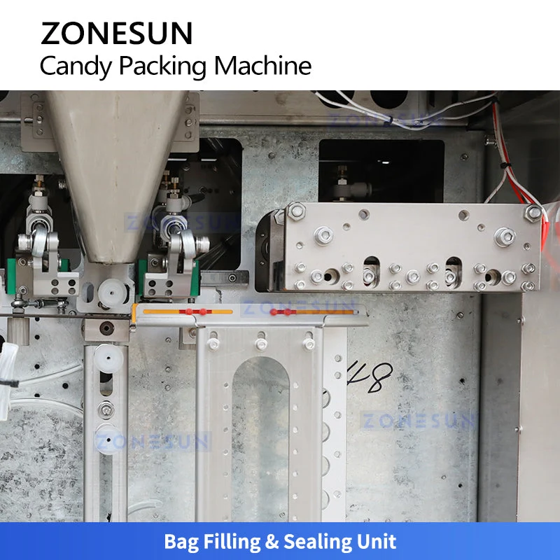 ZONESUN ZS-AFS04C Automatic Candy Pouch Weighing Filling and Sealing VFFS Machine