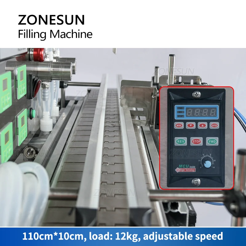 ZONESUN ZS-DTMP4AL Automatic Magnetic Pump Liquid Filling Machine Small Bottle Filler(SPECIAL OFFER)