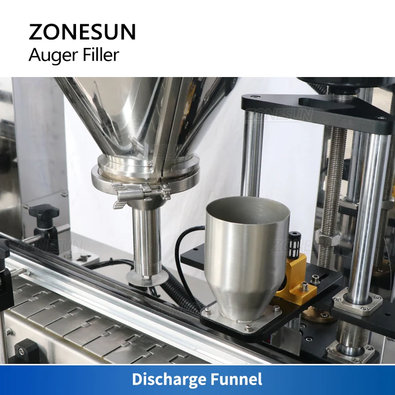 ZONESUN ZS-FM4A Servo Powder Filling Machine 3 Auger Heads