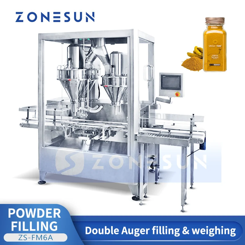 ZONESUN ZS-FM6A Dual Auger Powder Filling & Weighing Machine