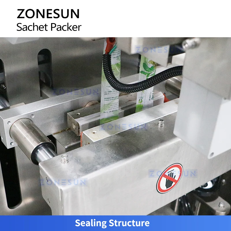 Zonesun ZS-FS04 Dual Lanes Sachet Paste Filling Sealing Machine VFFS Packing Equipment