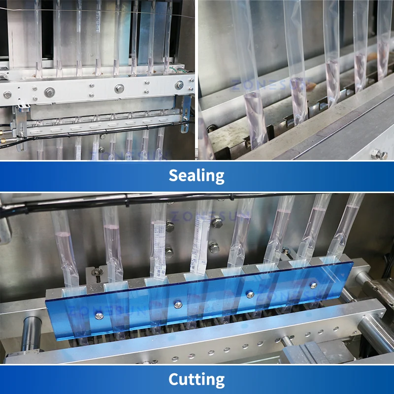 ZONESUN ZS-FSMP8 Multi-Channel VFFS Liquid Bagging Machine