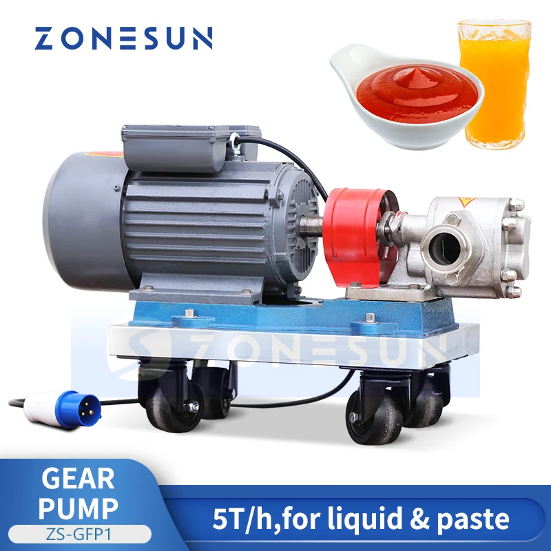 ZONESUN ZS-GFP1 Gear Pump Liquid Transfer Packaging Lines