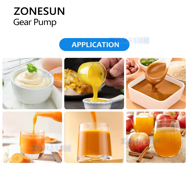 ZONESUN ZS-GFP1 Gear Pump Liquid Transfer Packaging Lines