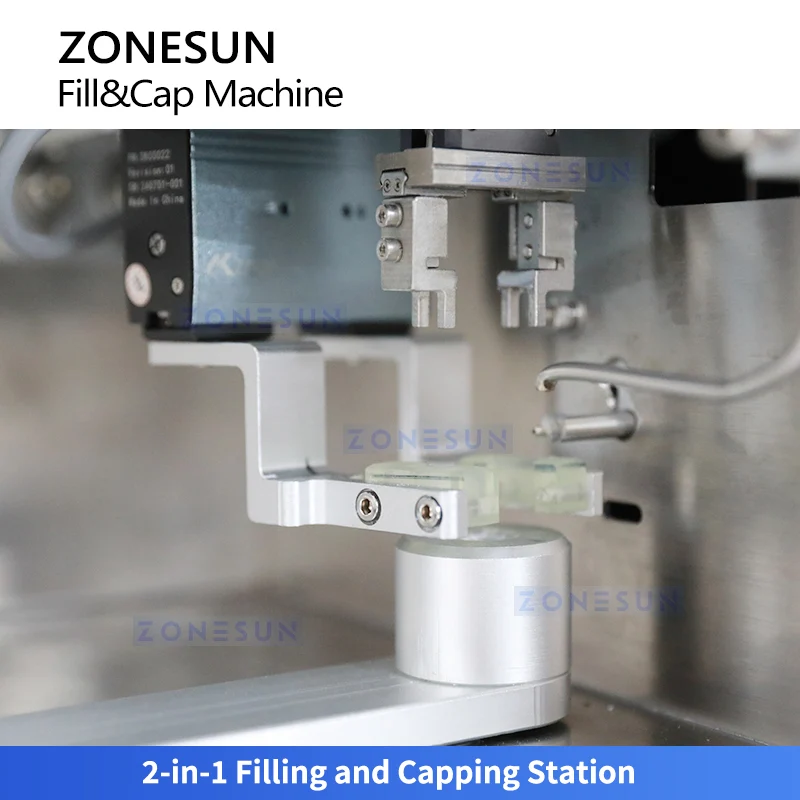 ZONESUN ZS-KXG620 Lab Test Tube Filling Capping Machine Packaging Monoblock