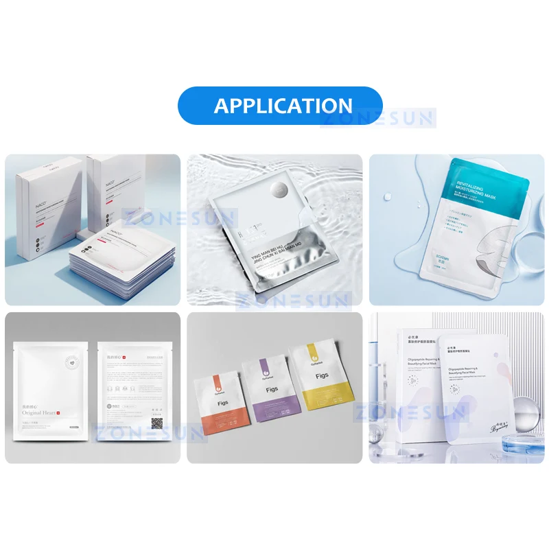 ZONESUN ZS‑MS2TGF Automatic 2‑Nozzle Facial Mask Packing Machine