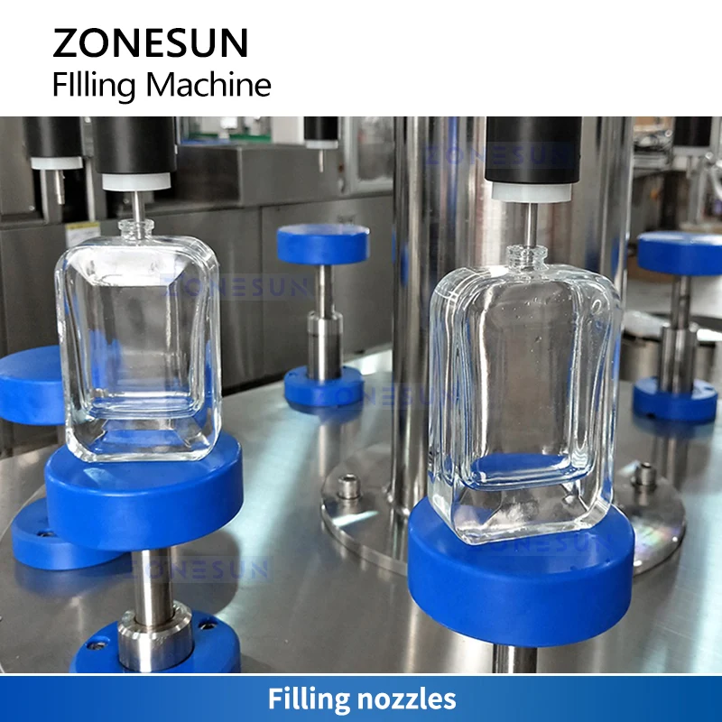 ZONESUN ZS-PXF10 Perfume Vacuum Filling Machine Cosmetic Bottling Lines