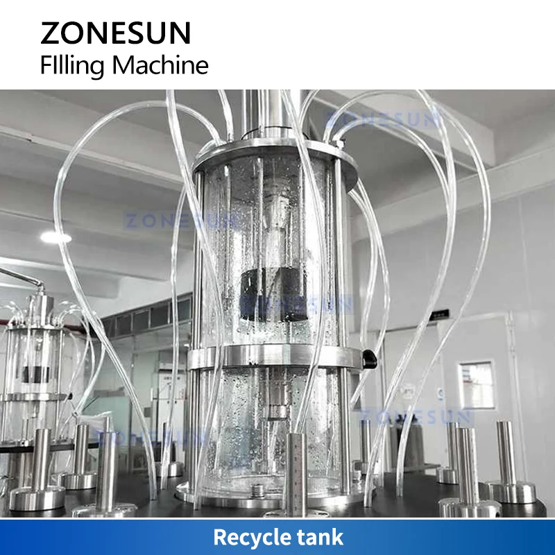 ZONESUN ZS-PXF10 Perfume Vacuum Filling Machine Cosmetic Bottling Lines