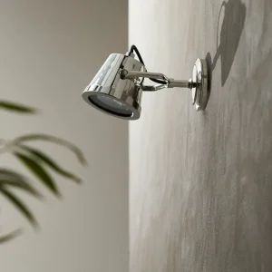 Deck Post Cambridge Wall Floodlight – Polished Nickel