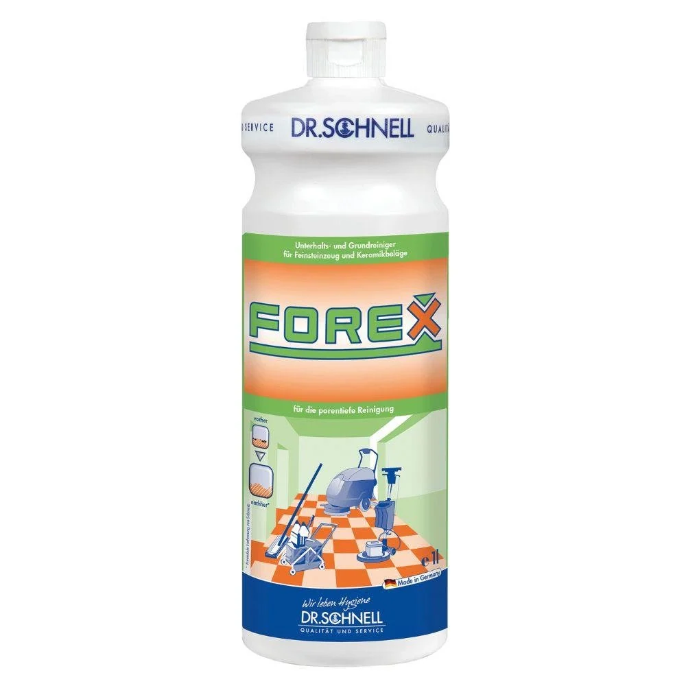 Dr. Schnell Forex alkalisch onderhoud en basisreiniger voor porselein steengoed en keramische bedekkingen 100 Tips