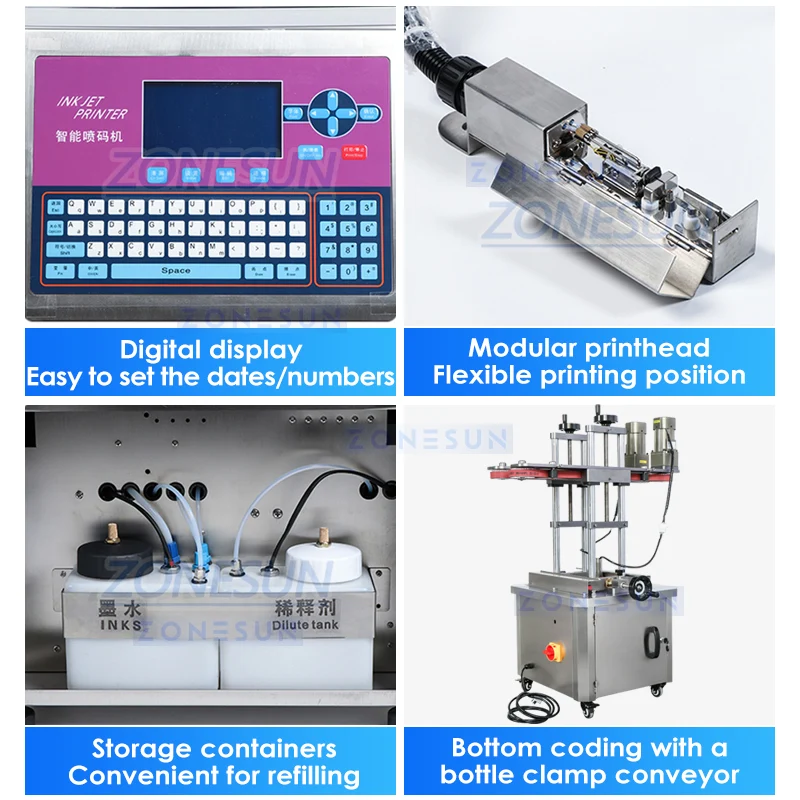 ZONESUN ZS-FAL180B1 Liquid Filling Capping Labeling Cartoning Line