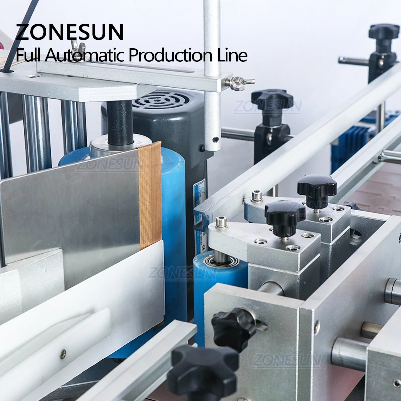 ZONESUN ZS-FAL180P3 Liquid Filling Capping Labeling Line Cap Feeder