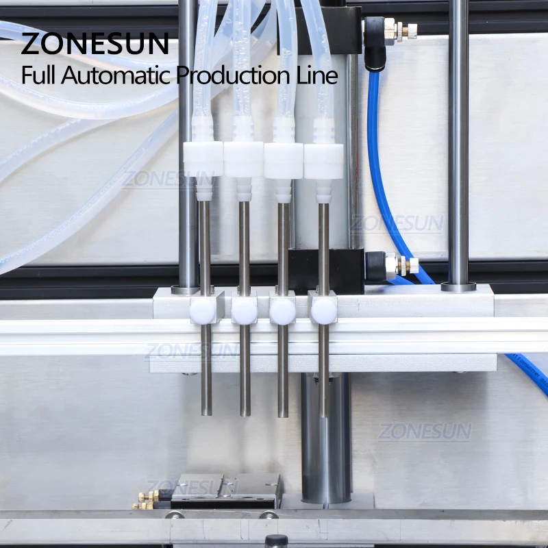 ZONESUN ZS-FAL180R6 Automatic Liquid Filling and Labeling Line Bottles