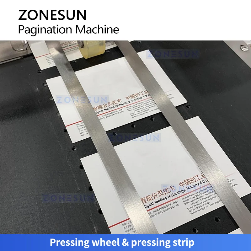 ZONESUN ZS-FFY60 Friction Feeder Bags & Sheets Feeding Belt