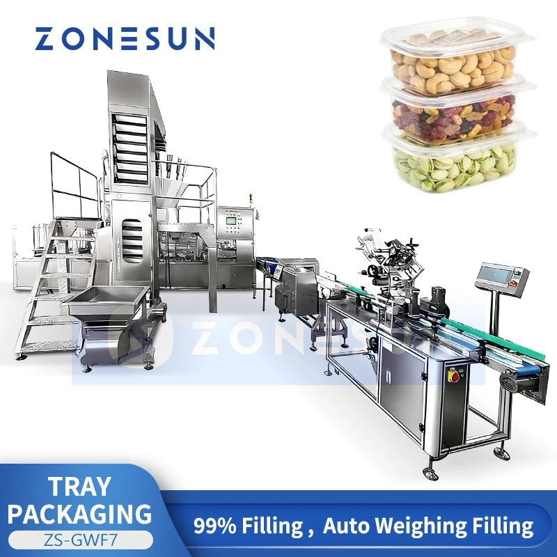 ZONESUN ZS-GWF7 Integrated Grains Production Line Coffee Beans, Fried Fruits