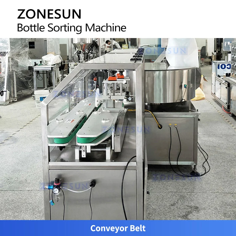 ZONESUN ZS-LP200 Automatic Plastic Bottle Rotary Turntable Feeder Unscrambler