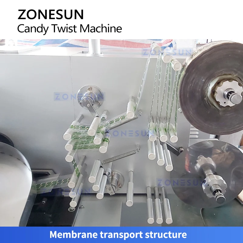 ZONESUN ZS-TCM2 Double Twist Candy Milk Sugar Wrapping Machine