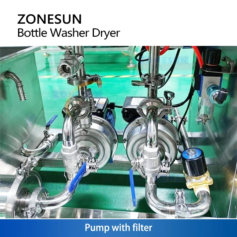 ZONESUN ZS-WB17 Automatic 30–300ml Bottle Washing and Drying Cleaning Machine