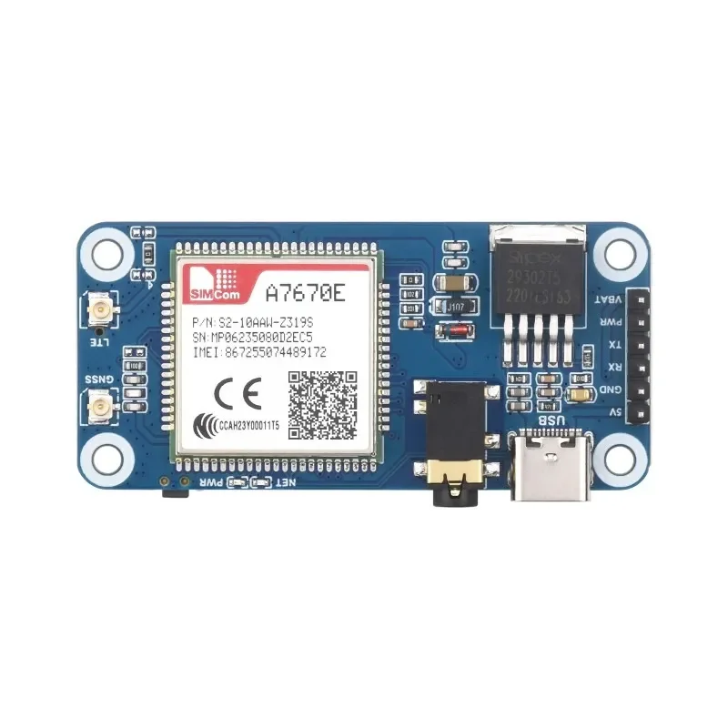 Waveshare Cat-1/GSM/GPRS/GNSS HAT pro Raspberry Pi GNSS polohování