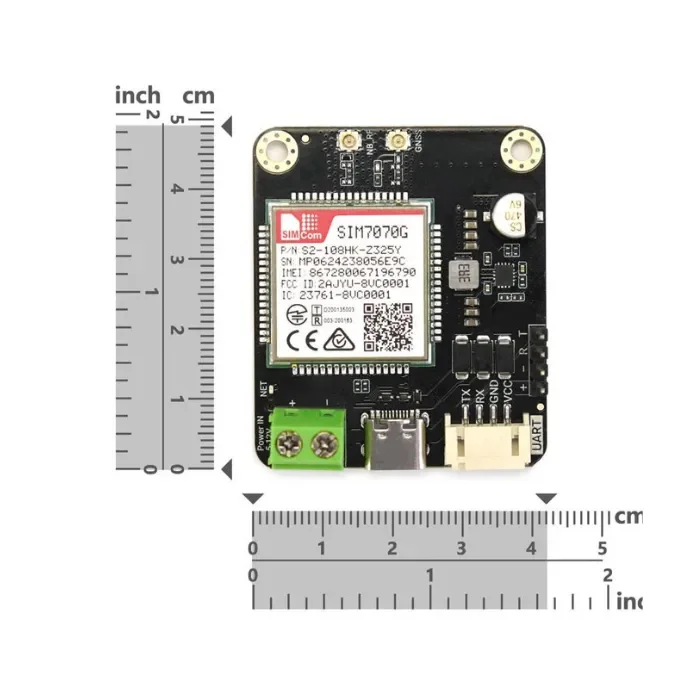 DFRobot SIM7070G Globální NB-IoT Modul s GPS Tracker GNSS Cat M1
