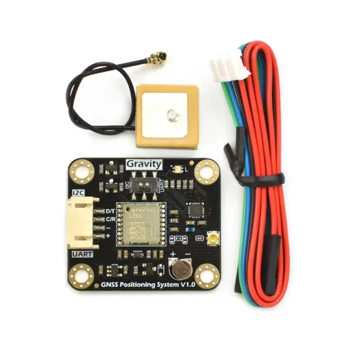 Gravity: GNSS GPS BeiDou přijímač modul (I2C/UART) - DFRobot