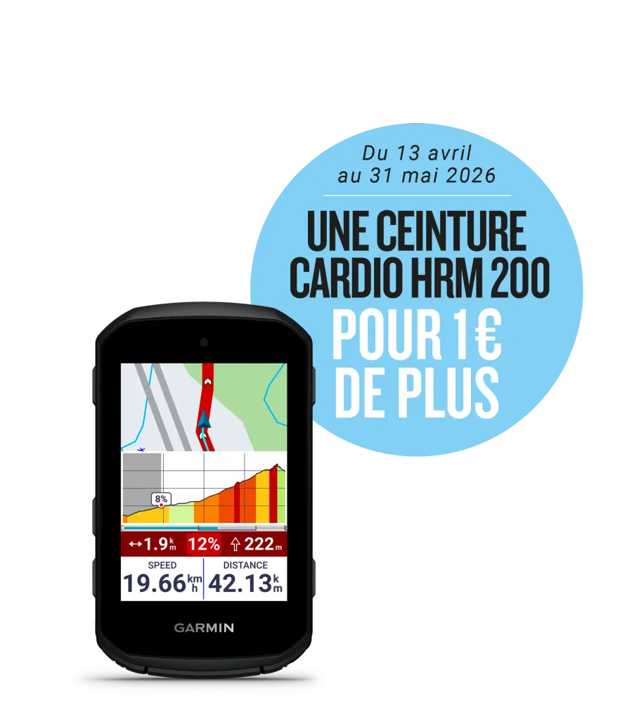 GPS GARMIN EDGE 550 + Váš kardio pás GARMIN HRM 200 za £1 více