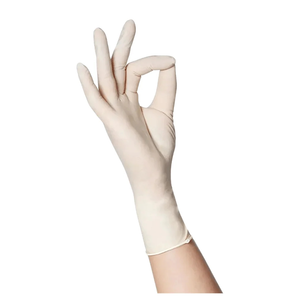 AMPri ECO-PLUS Latexhandschuhe puderfrei, weiß Xs