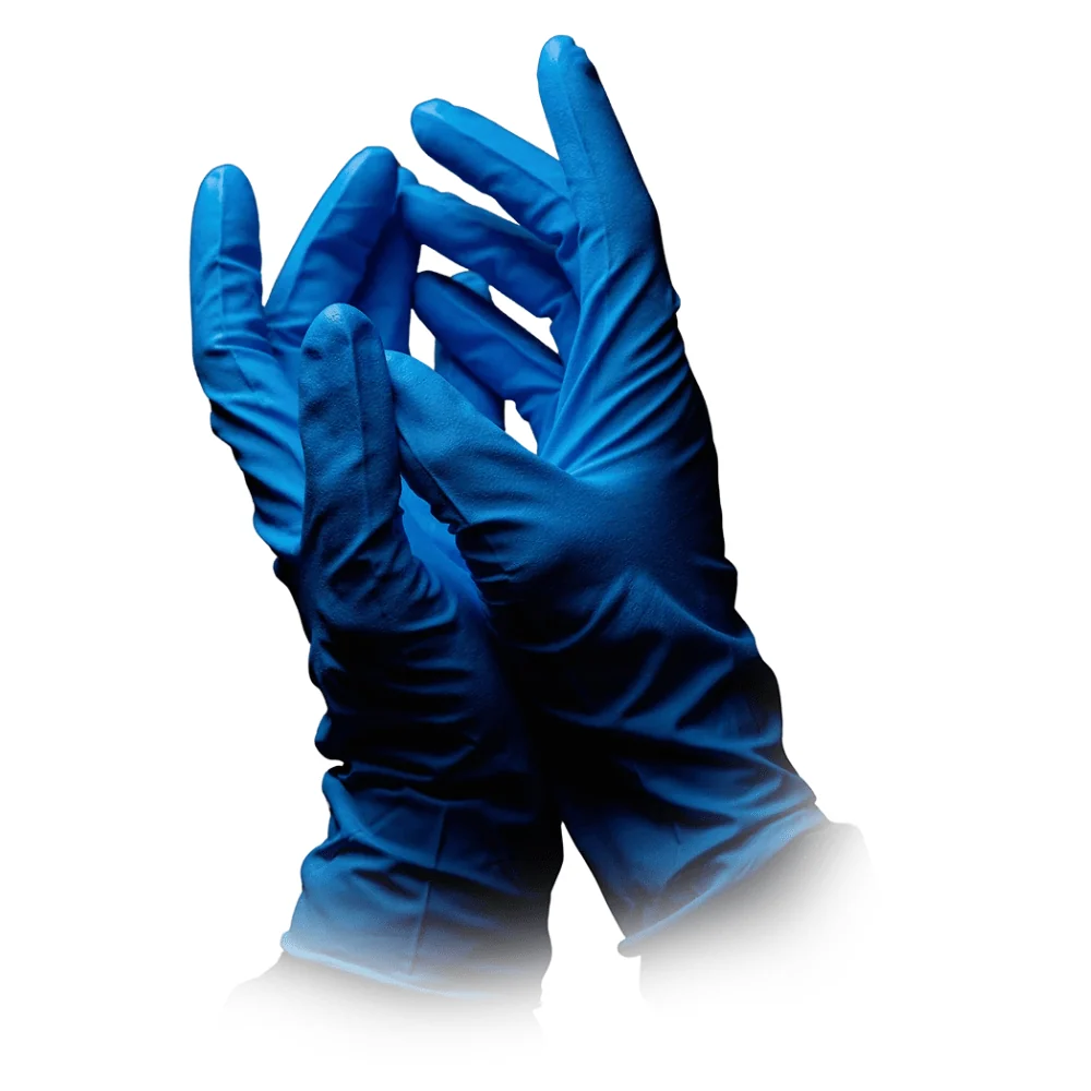 AMPri SolidSafety High Risk Pro Nitril Chemikalienschutzhandschuhe Typ S