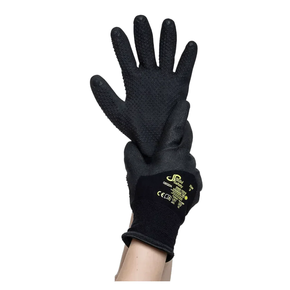 AMPri SolidSafety Tough Winter Dots Kältebeständige Schutzhandschuhe M - XXL M