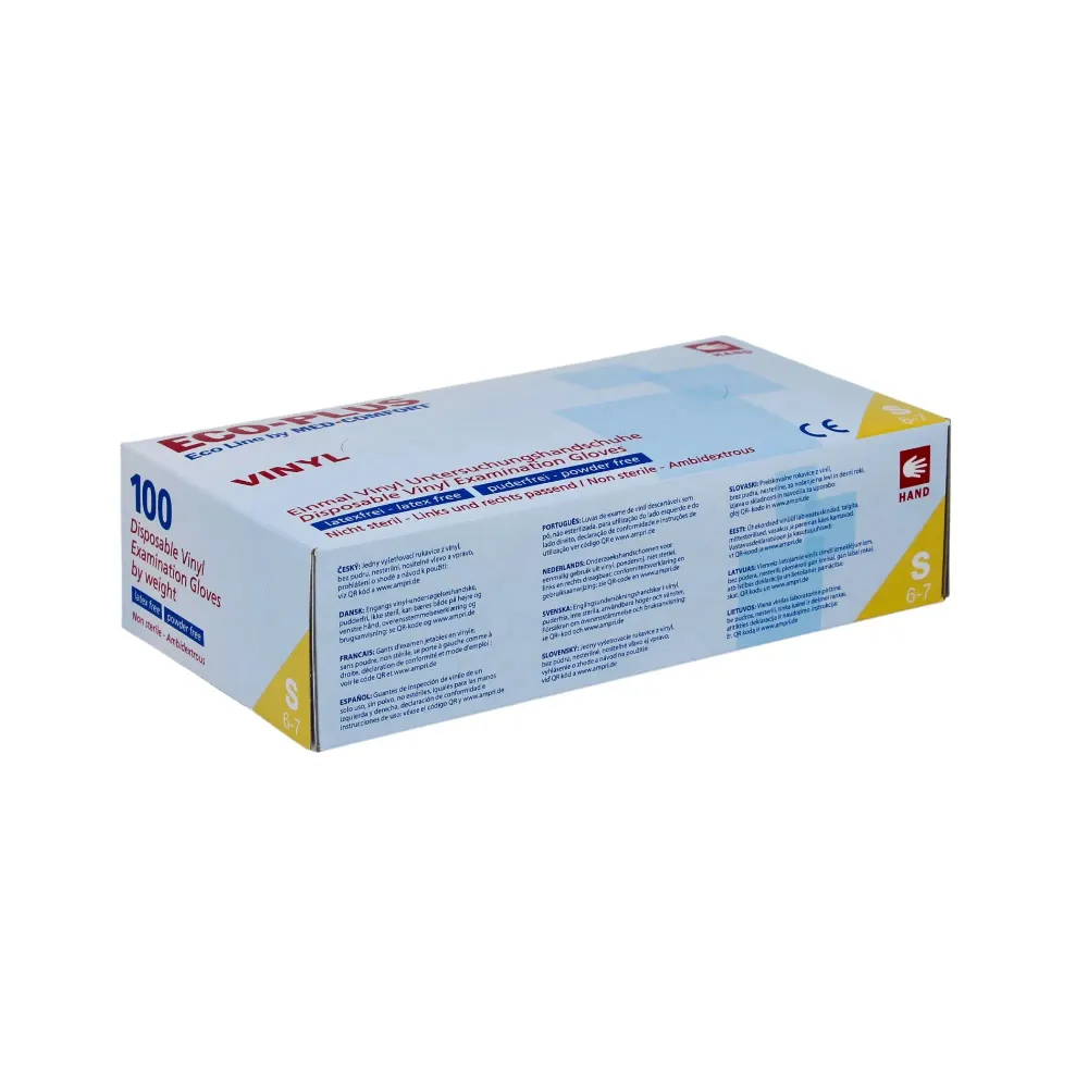 Ampri Vinyl Top gloves Powder -free - 100 pcs.