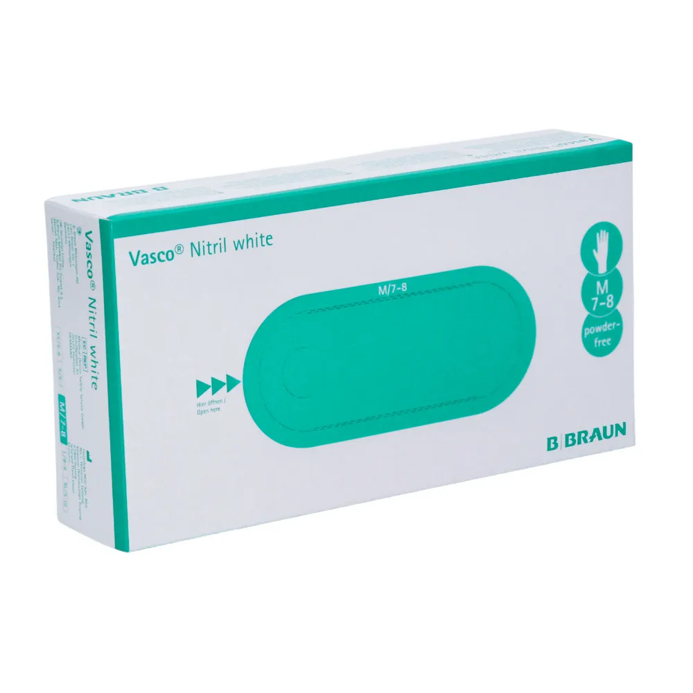 B. Braun Vasco® Nitril white Einmalhandschuhe
