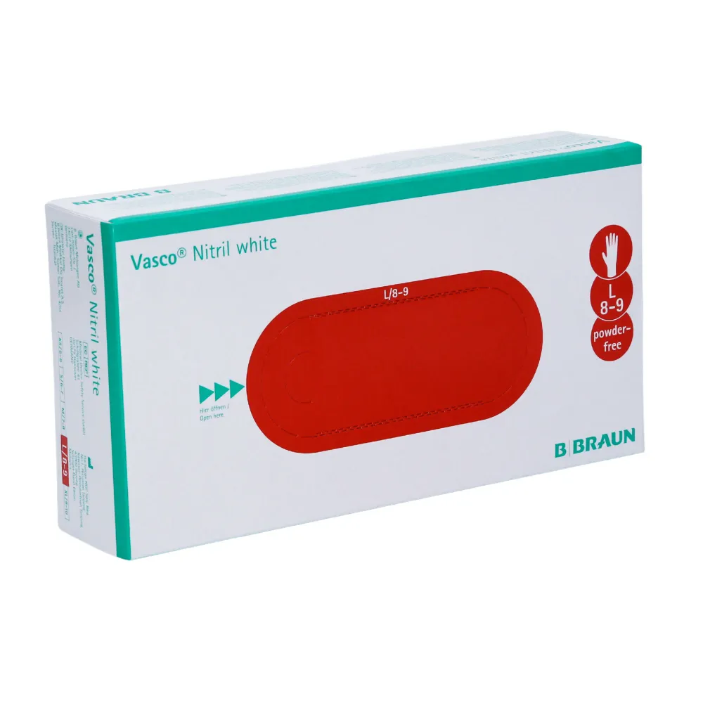 B. Braun Vasco® Nitril white Einmalhandschuhe