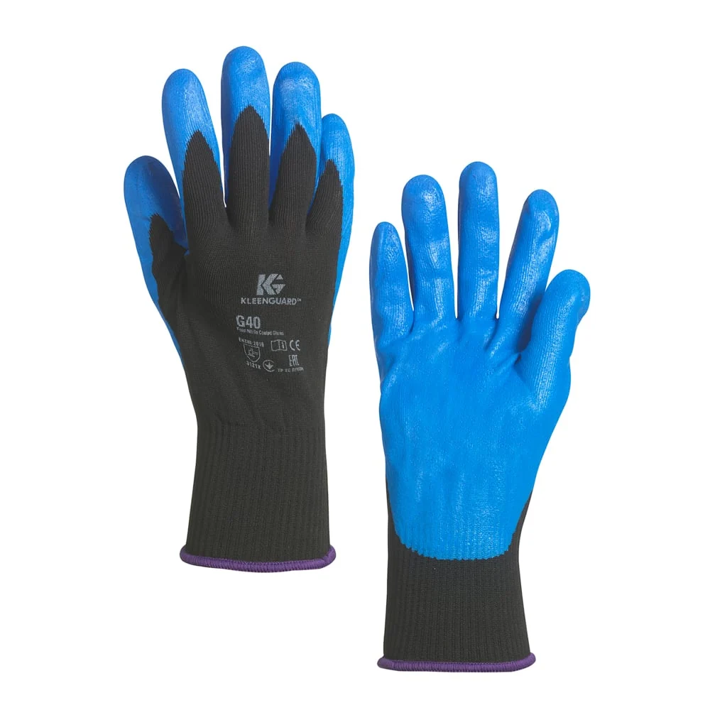 Kleenguard® G40 foam -coated gloves - hand -specific / blue 7