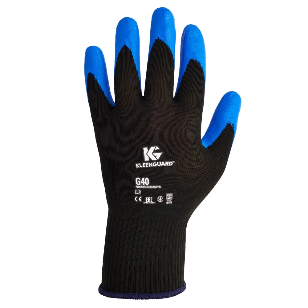 Kleenguard® G40 foam -coated gloves - hand -specific / blue 7
