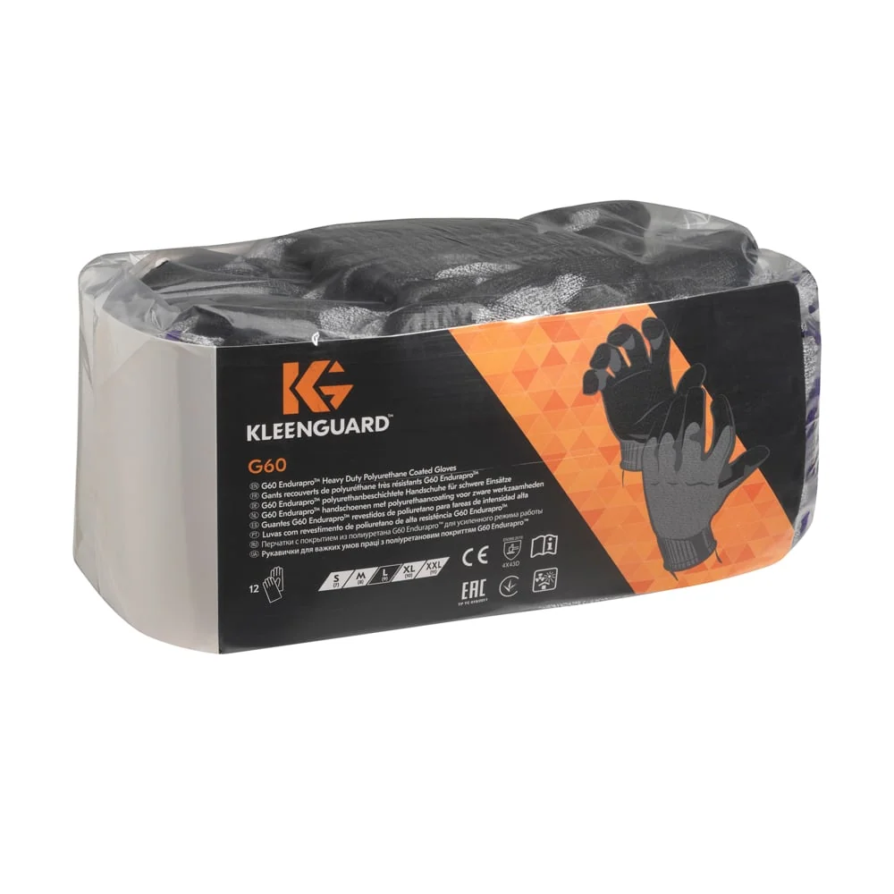 Kleenguard® G60 Endurapro ™ cut -resistant gloves level 5 - hand -specific / gray & black 10