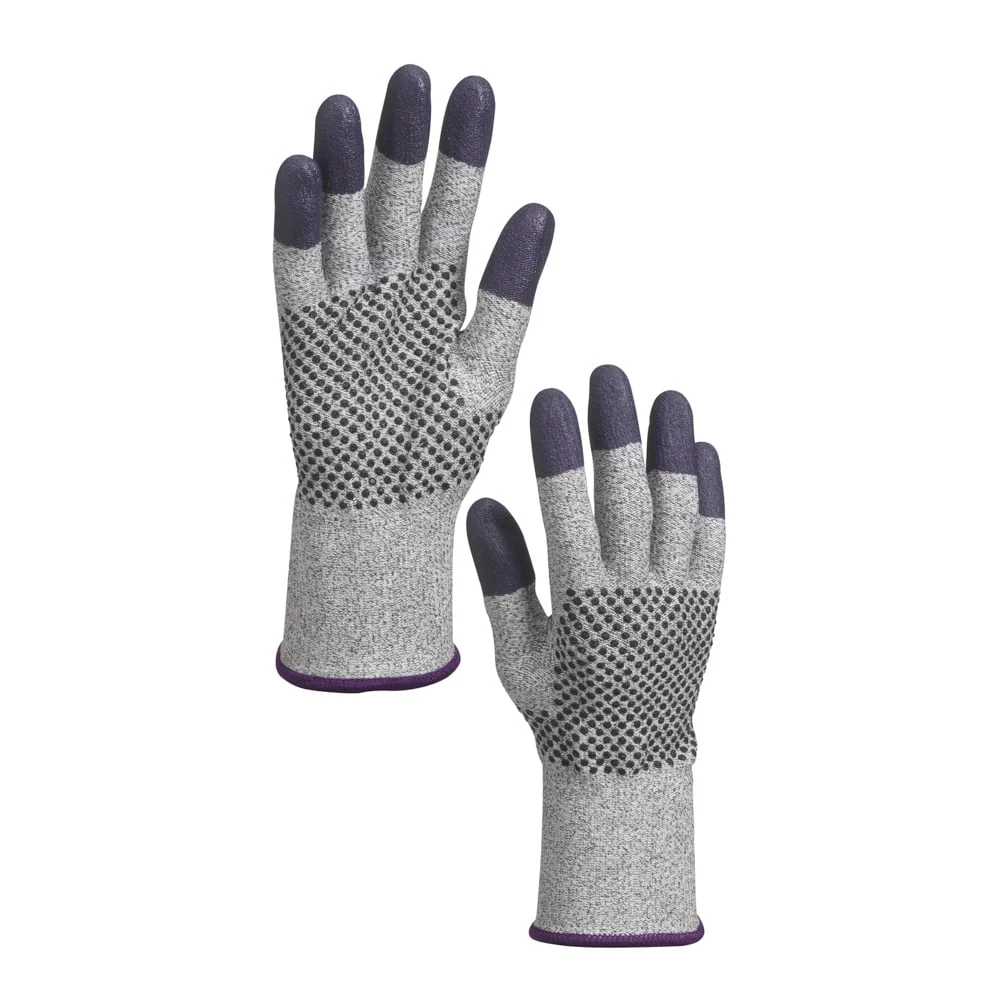 Kleenguard® G60 Endurapro ™ cut -resistant gloves level 3 - bilateral portable / gray and levandulový 10