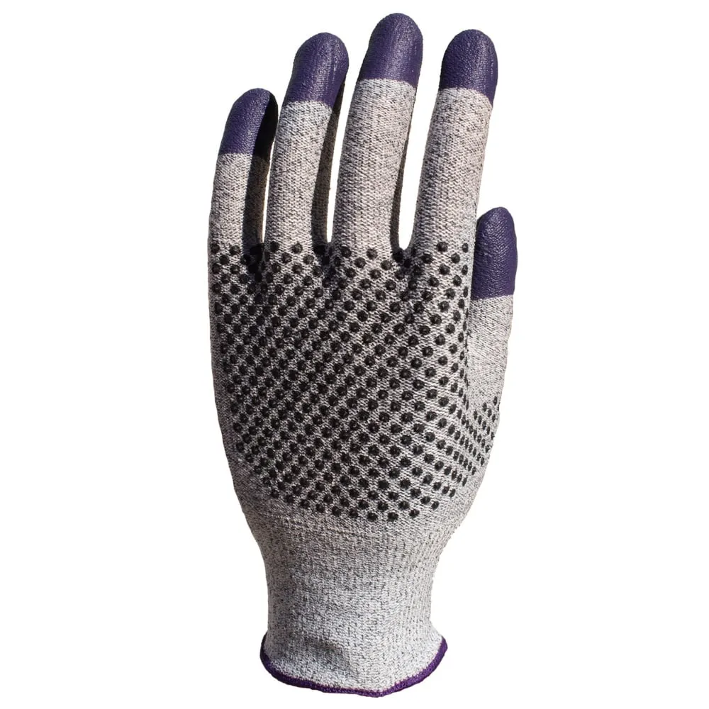Kleenguard® G60 Endurapro ™ cut -resistant gloves level 3 - bilateral portable / gray and levandulový 10