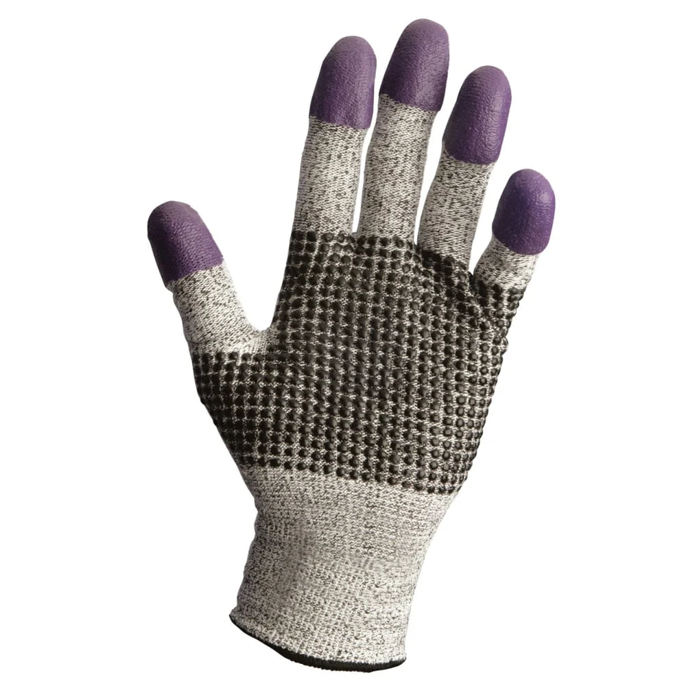 Kleenguard® G60 Endurapro ™ cut -resistant gloves level 3 - bilateral portable / gray and levandulový 10