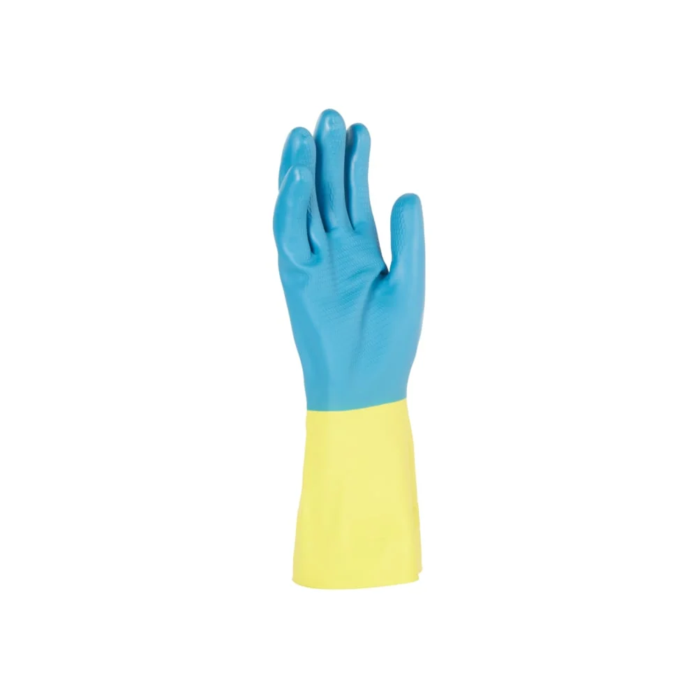 Kleenguard® G80 neoprene chemical protection gloves - 30 cm, hand -specific couples / yellow & blue 7